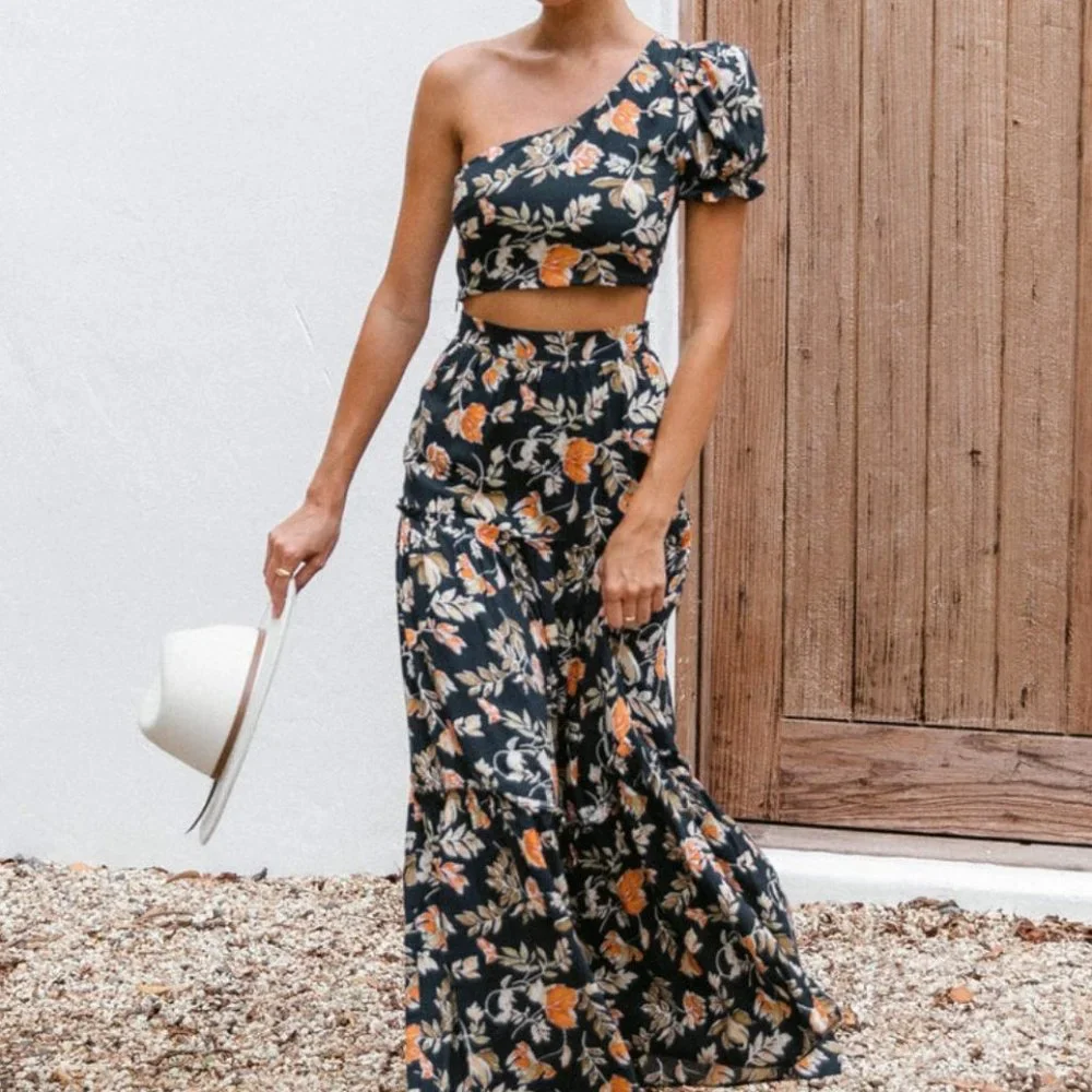 Petal & Pup Matching Set: Aimee Top & Deaville Skirt - Navy - Picture 7 of 11